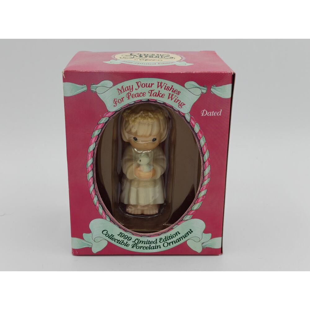 Precious Moments May Your Wishes For Peace Take Wing Ornament 587818 1999 Enesco